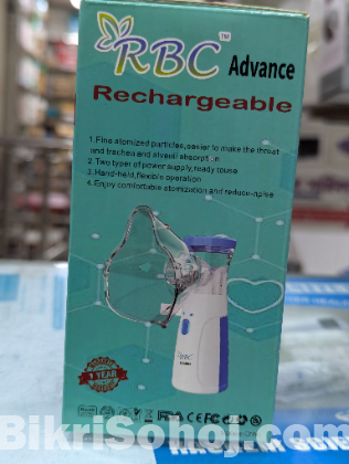 R B C Advance Mesh Nebulizer Rechargeable 1 Year Warranty